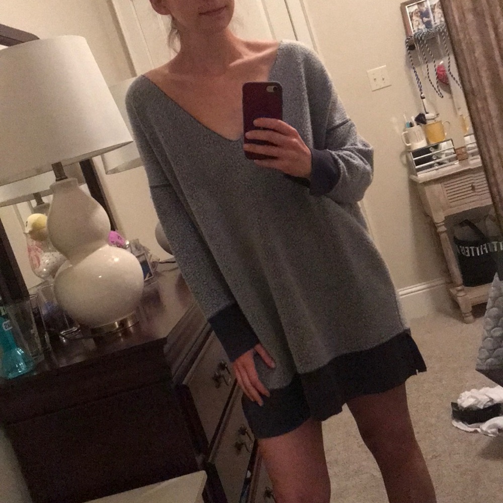 Free People Mini Sweater Dress